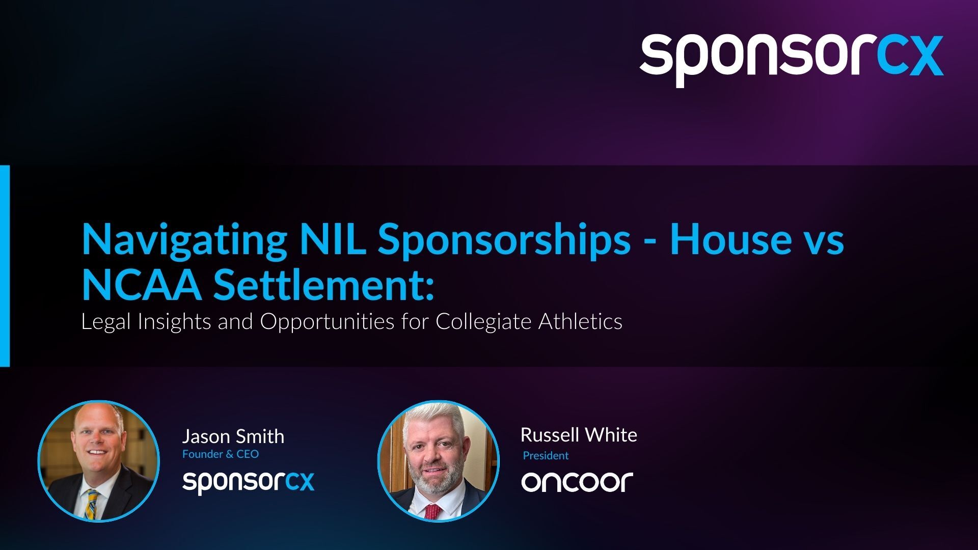 Webinar: Navigating NIL Sponsorships and the House vs NCAA Settlement